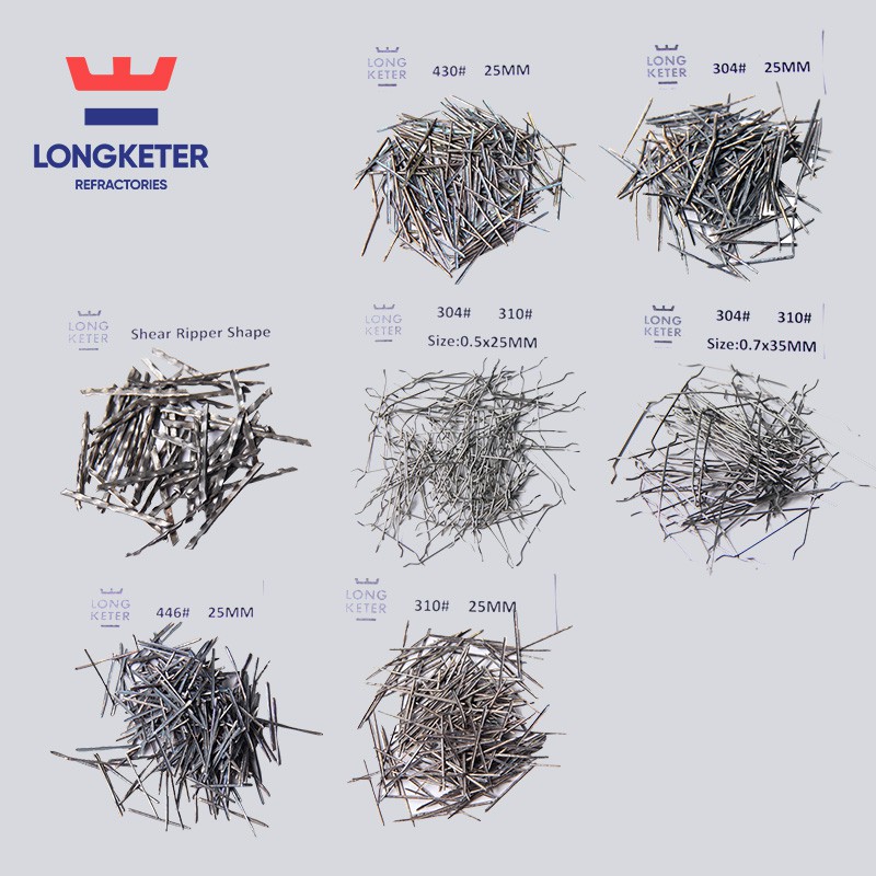 Использование огнеупорных стальных волокон